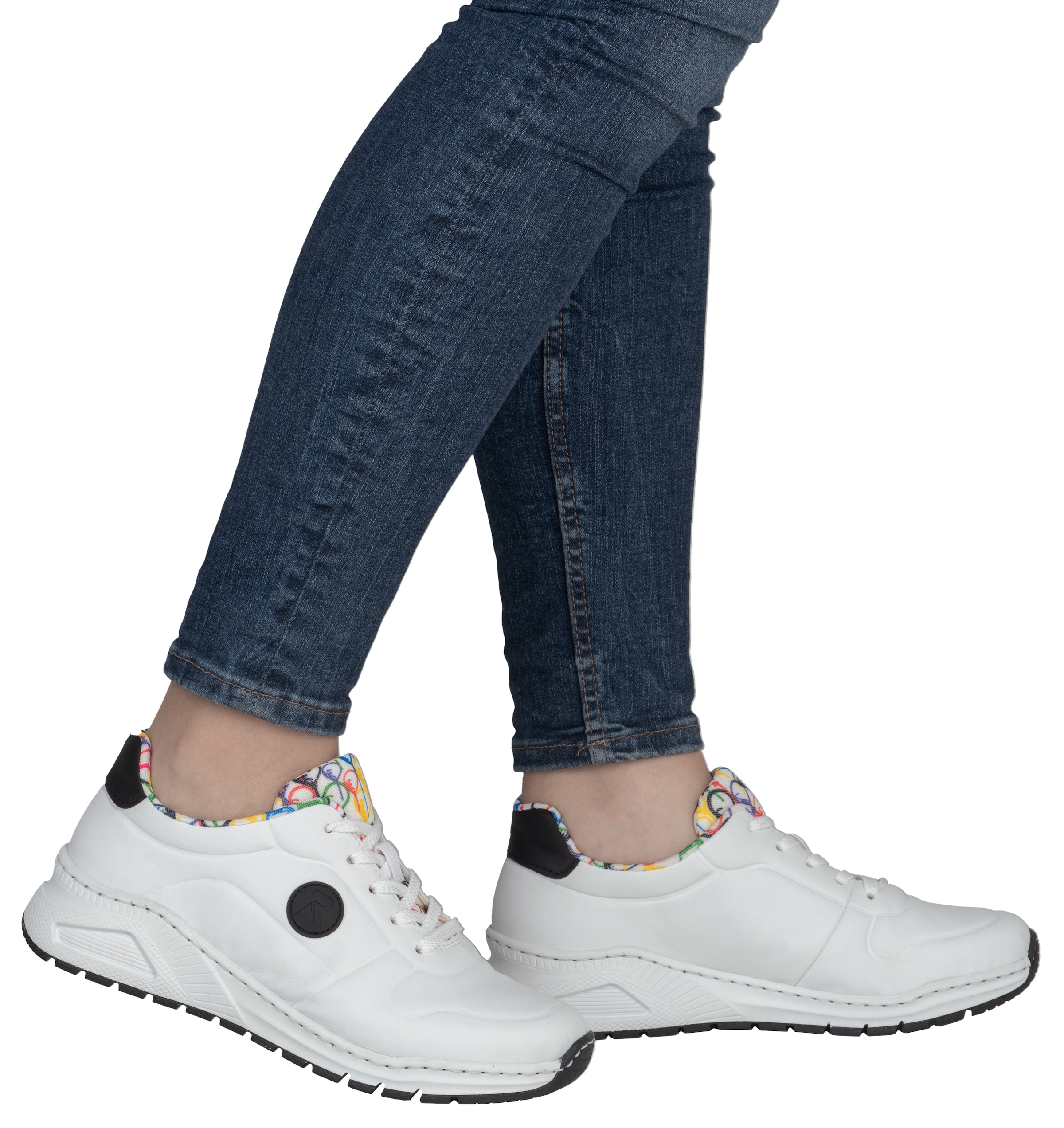 Rieker Sneaker  mit MemoSoft-Innensohle, Freizeitschuh, Halbschuh, Schnürschuh