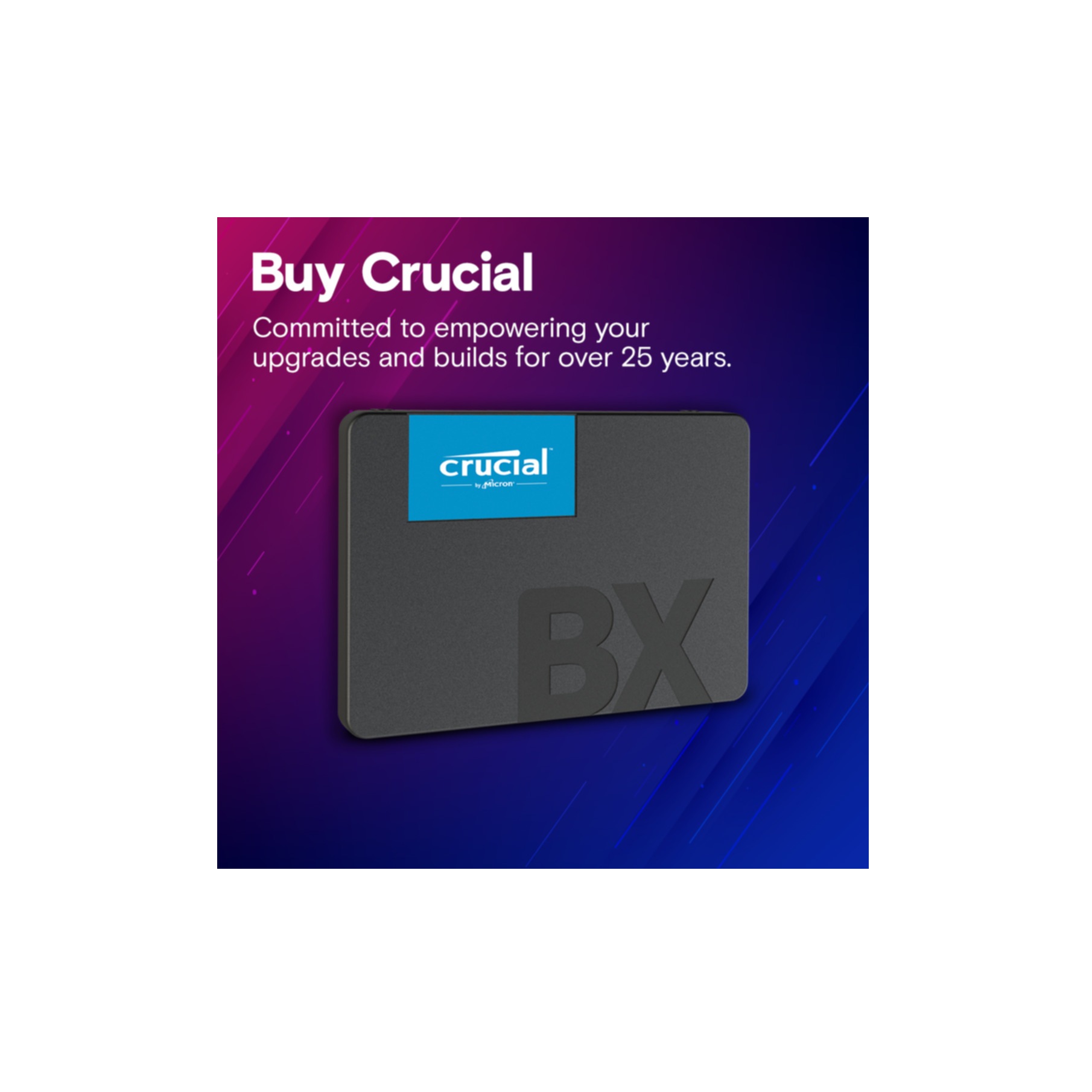 Crucial interne SSD »BX500«