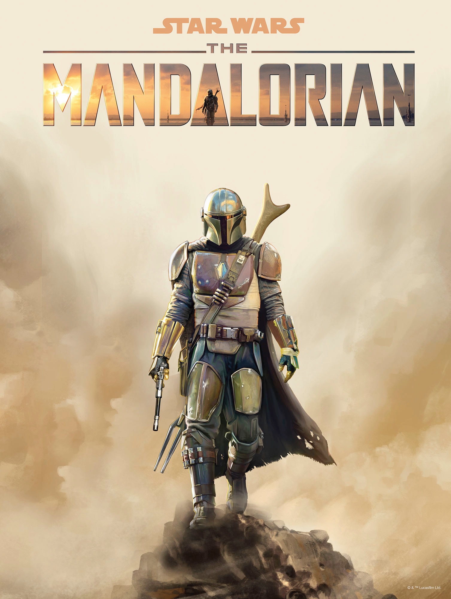 Wandbild »Mandalorian Movie Poster«, Disney-Star Wars, (1 St.), Kinderzimmer,...