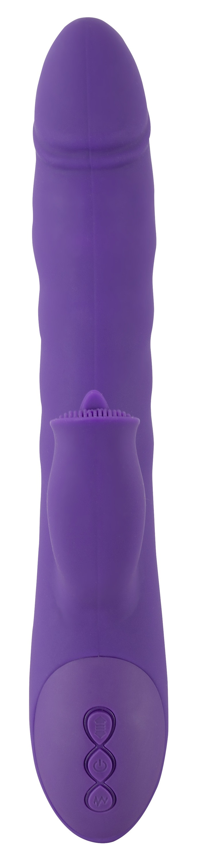 Sweet Smile Vibrator »Stoßvibrator mit Klitorisreizer Thrusting & Rotating Pearl Vibrator«