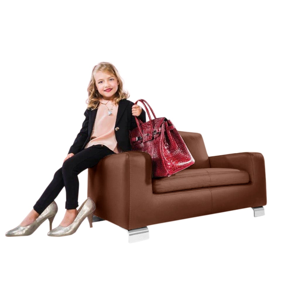 W.SCHILLIG 2-Sitzer »francesca mini«, Kindersofa mit Metallfuß, Breite 102 cm