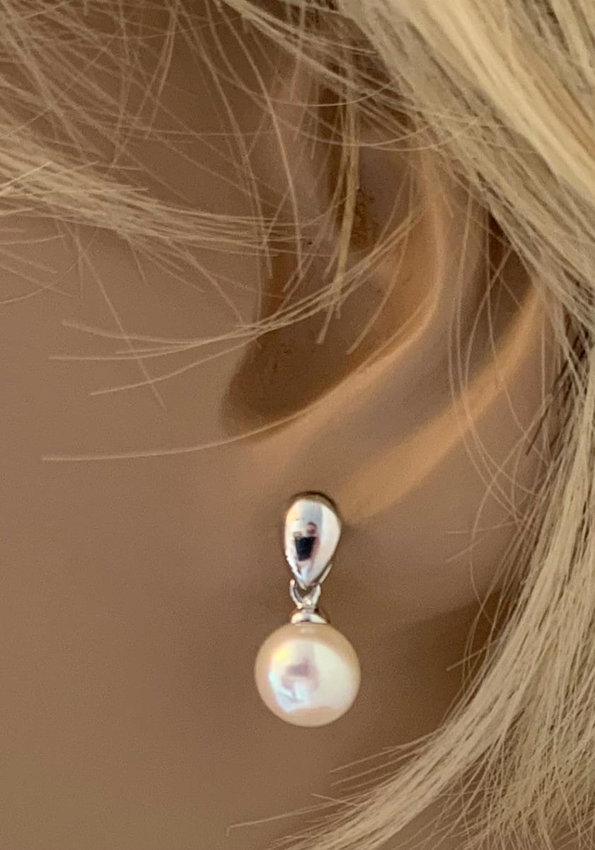 Adriana Paar Ohrstecker »Portofino - Tropfen, P5«, Made in Germany - mit Süßwasserzuchtperle