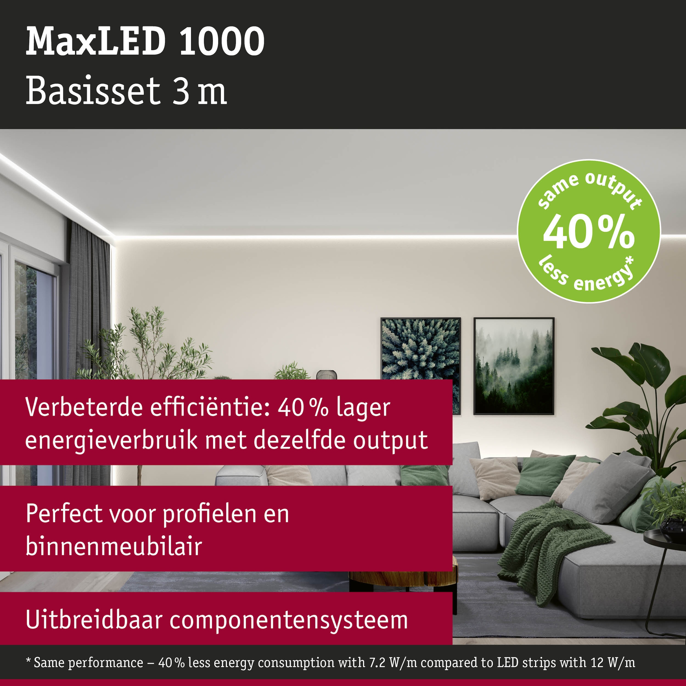 Paulmann LED-Streifen »MaxLED 1000 LED Strip Neutralweiß Basisset«