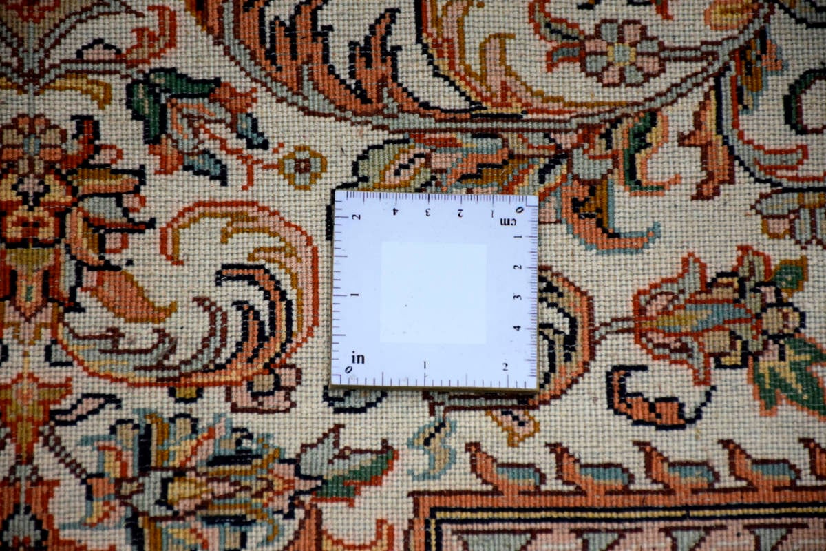 Kayoom Seidenteppich »Kashan 20«, rechteckig, Einzelstück mit Zertifikat, Wohnzimmer