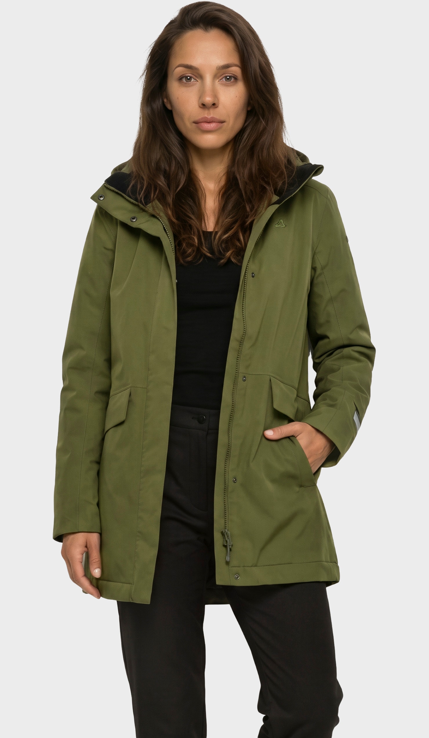 Schöffel Doppeljacke »3in1 Parka Style Borkol WMS« mit Kapuze