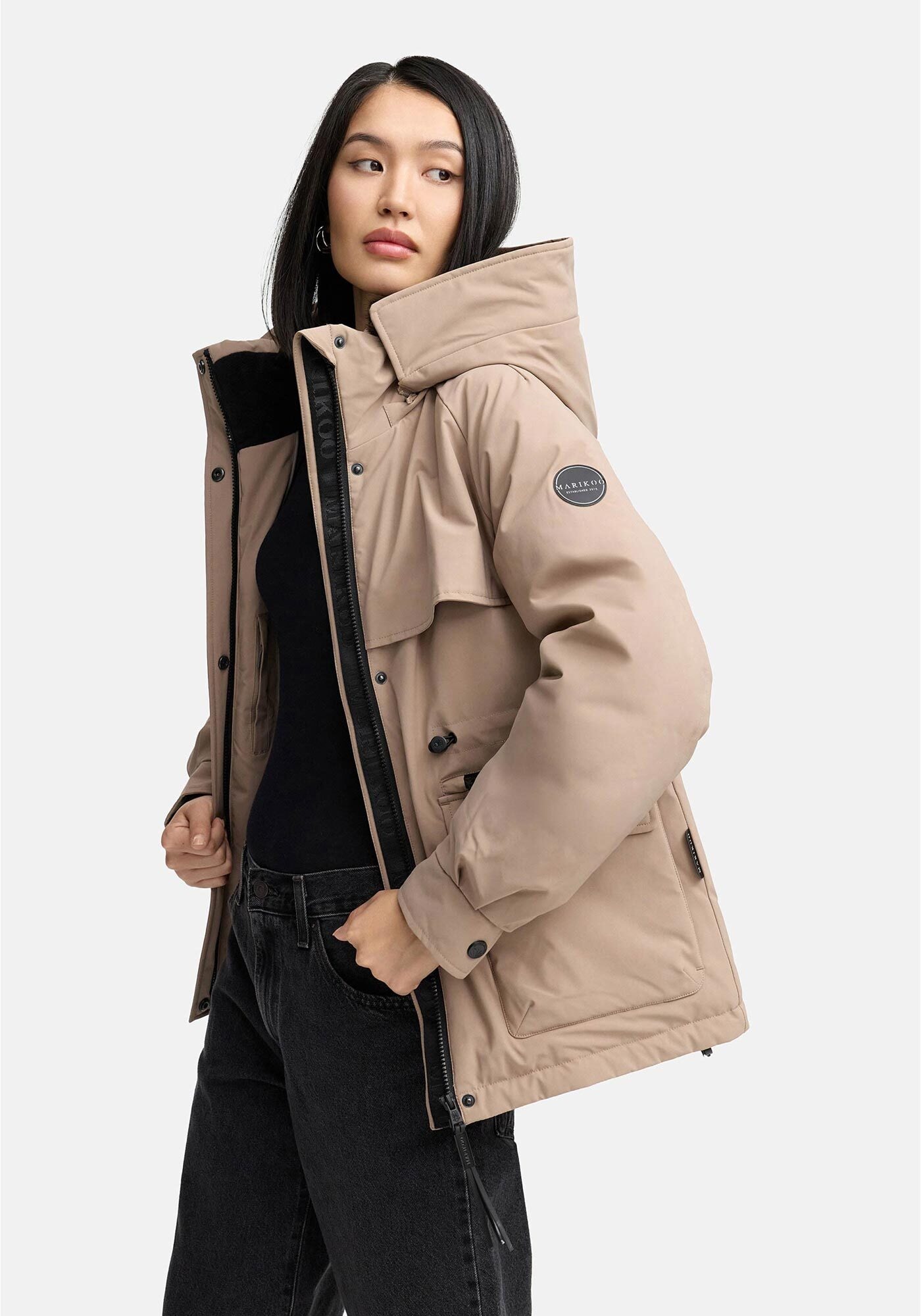 Marikoo Winterjacke »Marikoo Shigaraa Damen Herbst Winter Jacke N096«