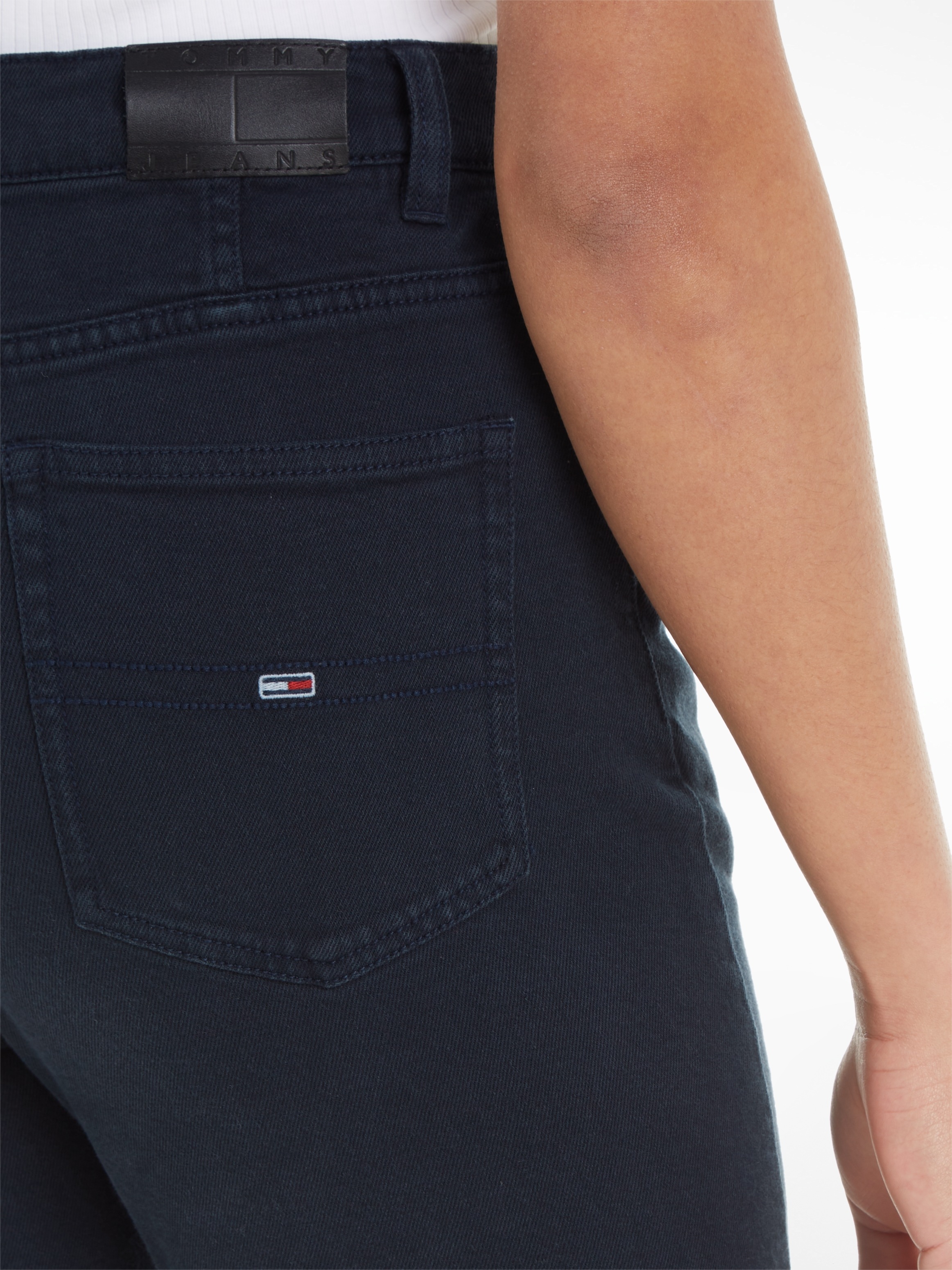 Tommy Jeans Webhose »TJW MOM SLIM UH GD«, mit Logostickerei