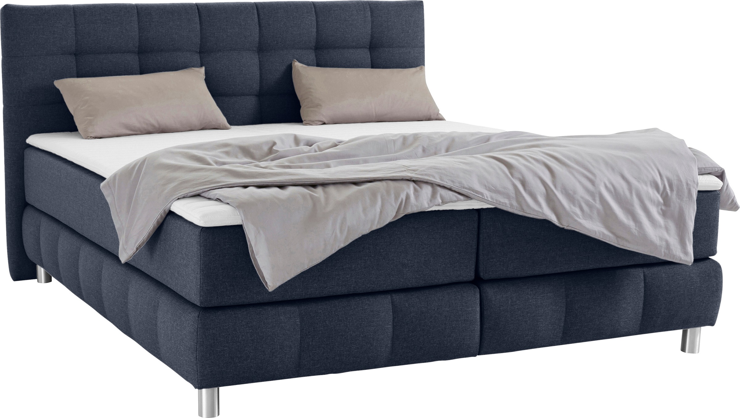andas Boxspringbett »Salo«, incl. Topper, 6 Breiten, 2 Härtegrade, TFK auch in Härtegrad 4