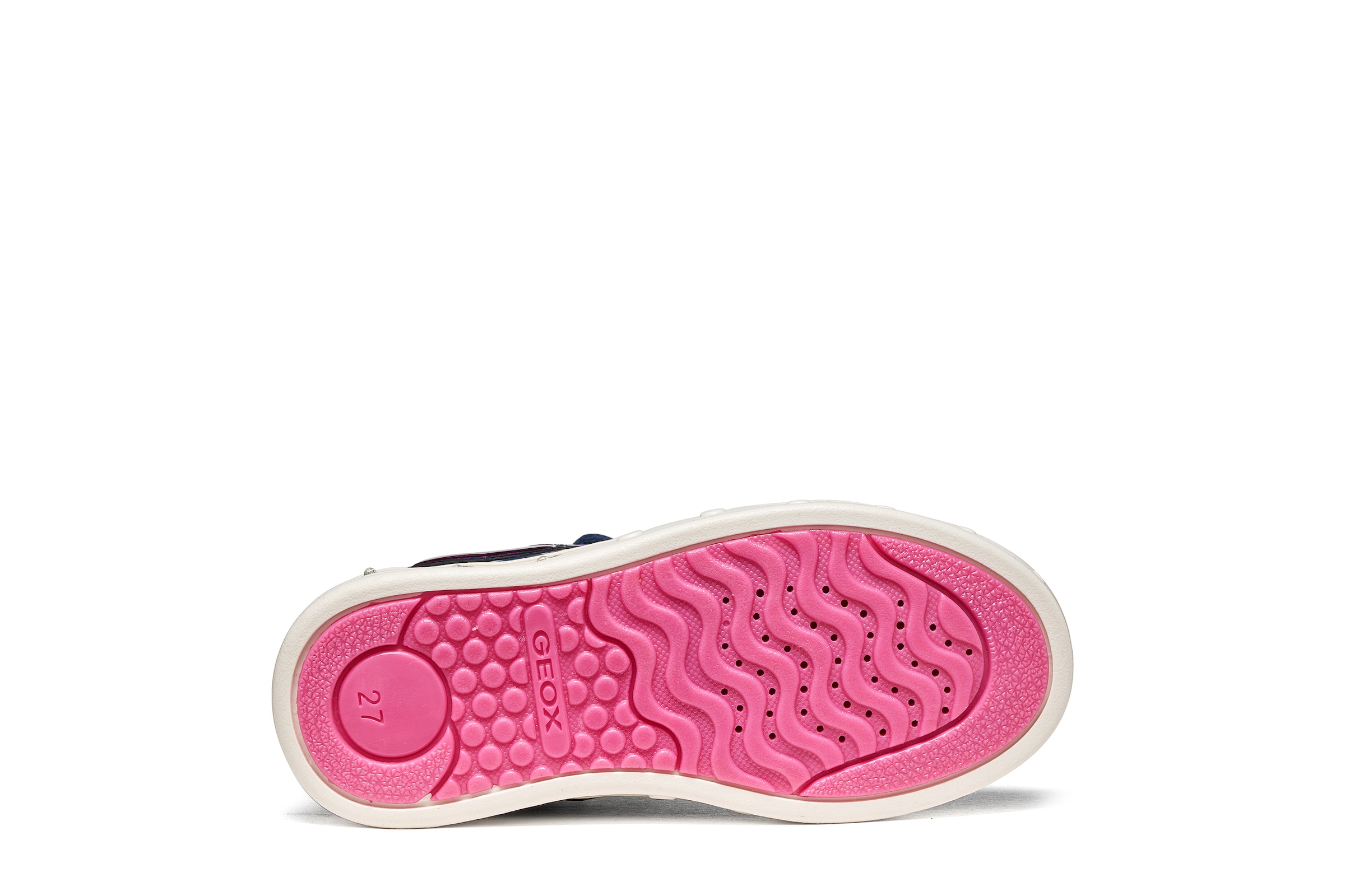 Geox Sneaker »J SKYLIN GIRL«  Schnürboots mit Stitch-Motiv, Größenschablone zum Download