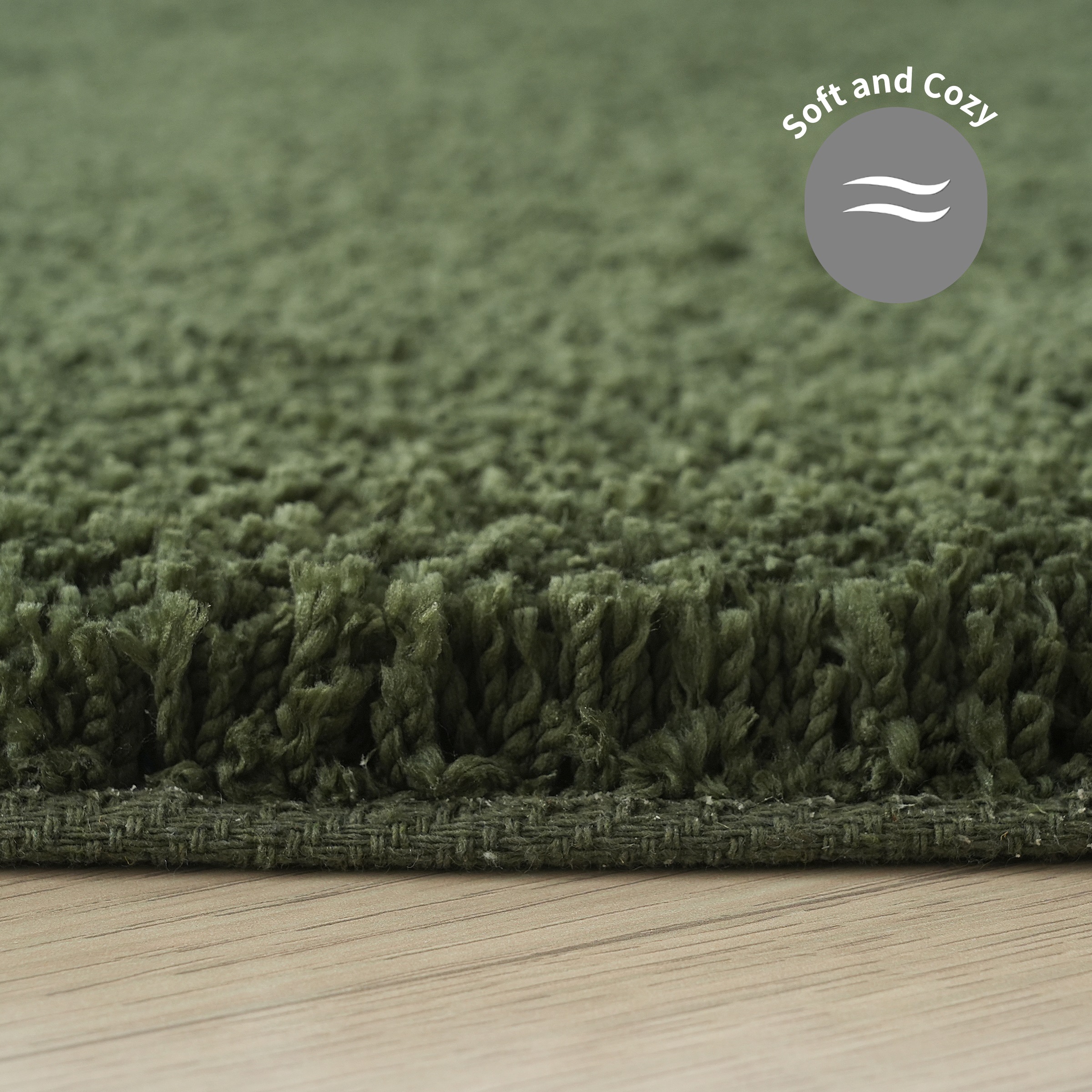 LeGer Home by Lena Gercke Hochflor-Teppich »Halrum, einfarbig, besondere Form, modern« organische Form, bean shape, kuschelig, Wohnzimmer, Schlafzimmer