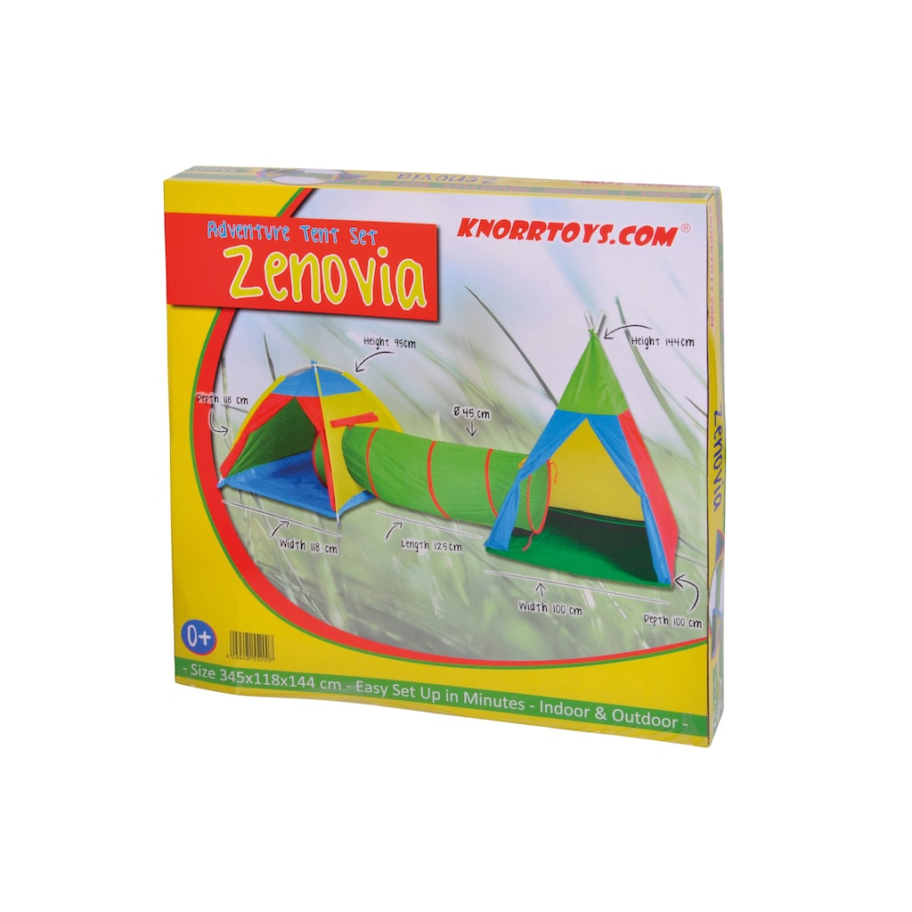 Knorrtoys® Spielzelt »Zeltstadt Zenovia«, mit Spieltunnel