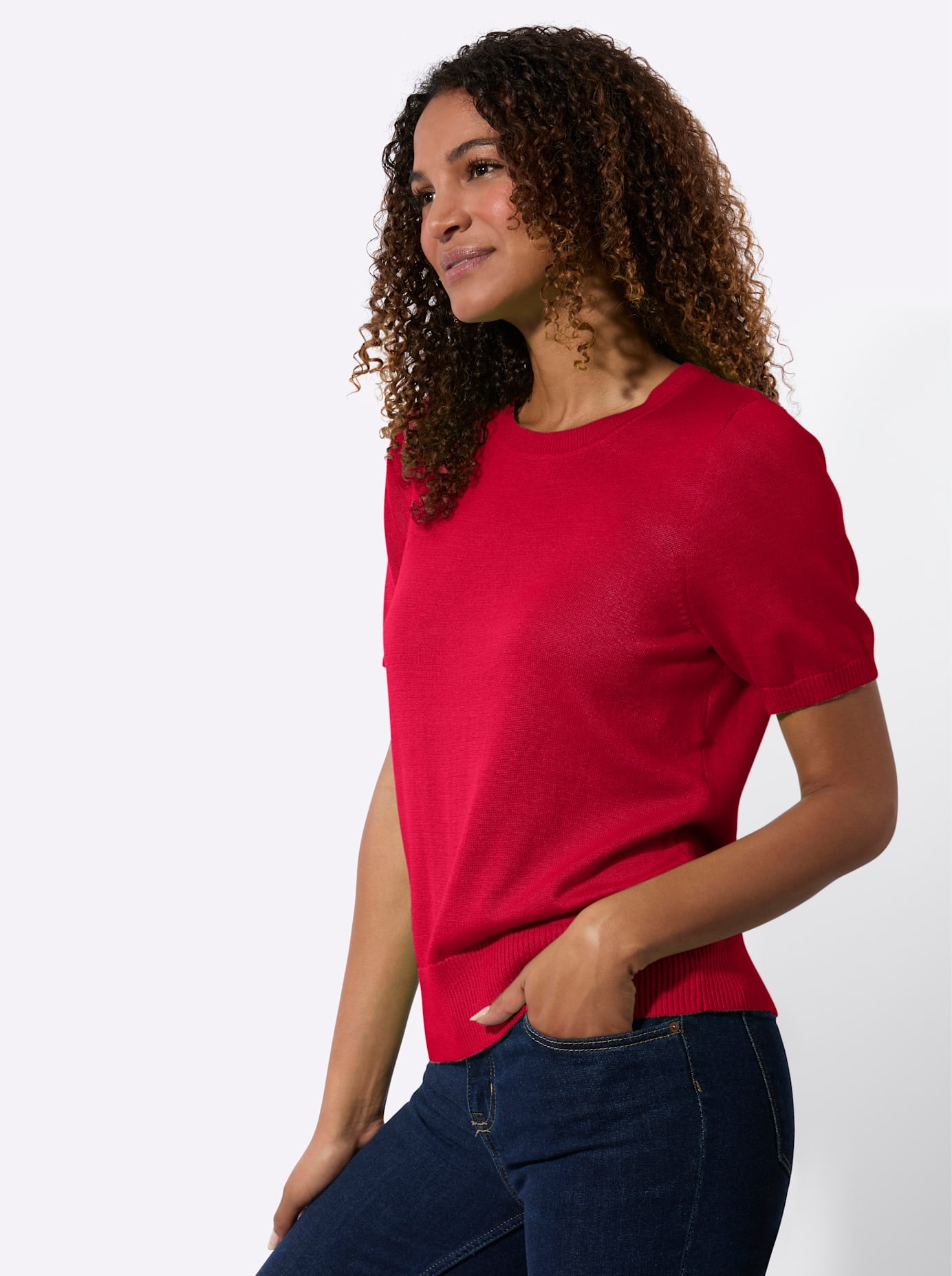 Casual Looks Kurzarmpullover »Kurzarm-Pullover«