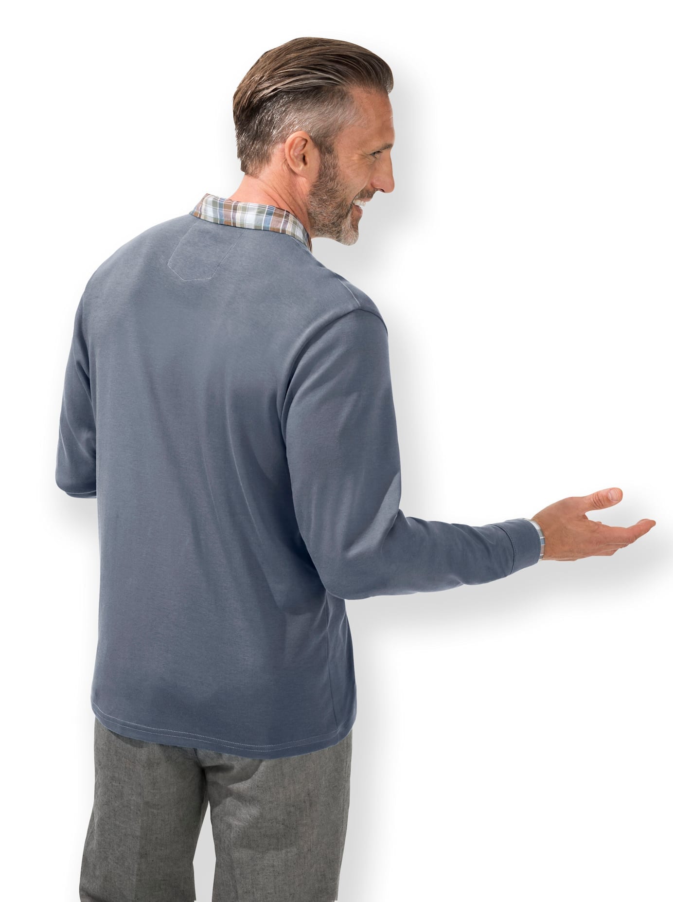 Poloshirt »Langarm-Poloshirt«