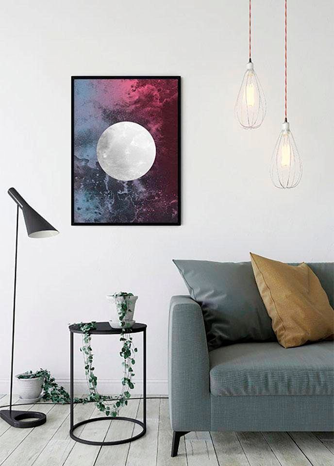 Komar Bild »Solum Luna«, Abstrakt, (1 St.), Wandbild zur Dekoration - ohne Rahmen