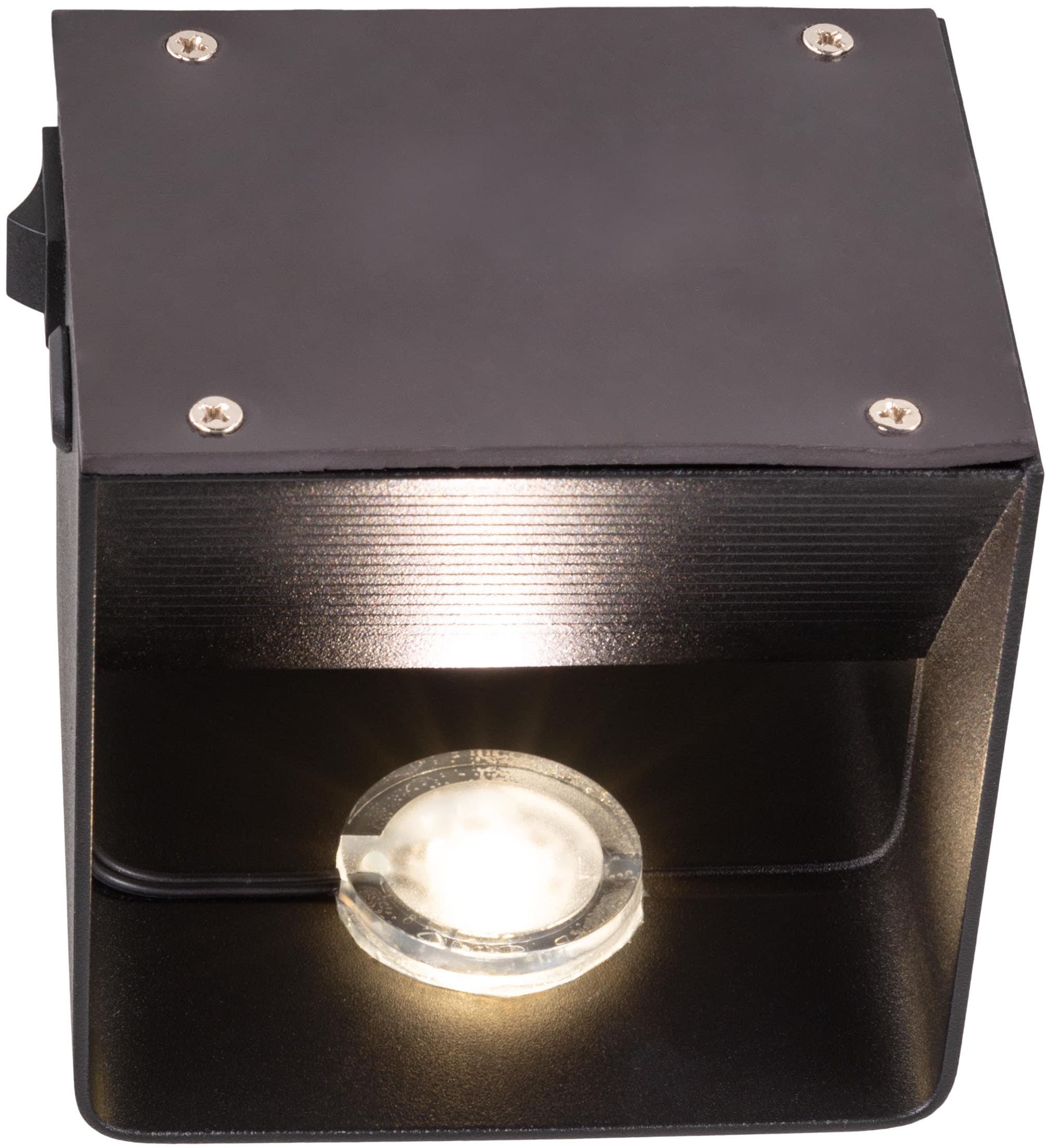 näve LED Wandleuchte »Cube« LED-Modul 1 Stk. Warmweiß Akku, magnetisch, Bewegungssensor, Memory, USB-C, Kippschalter