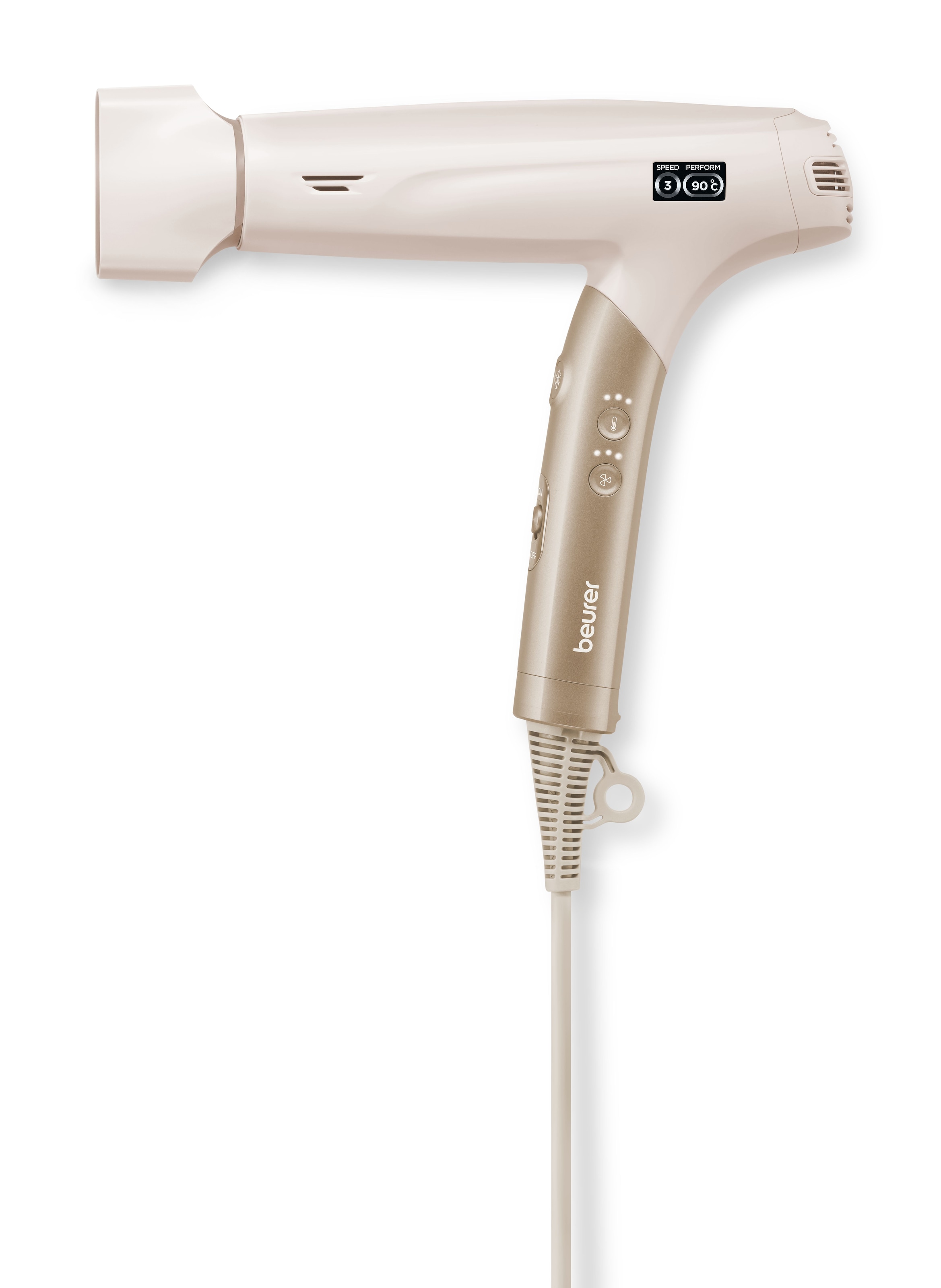 Beurer Ionic-Haartrockner »HC 150, leistungsstark mit Ionenfunktion & EasyClick Aufsätzen« 1.600 W 4 Aufsätze Mit 3 Temperaturstufen und...