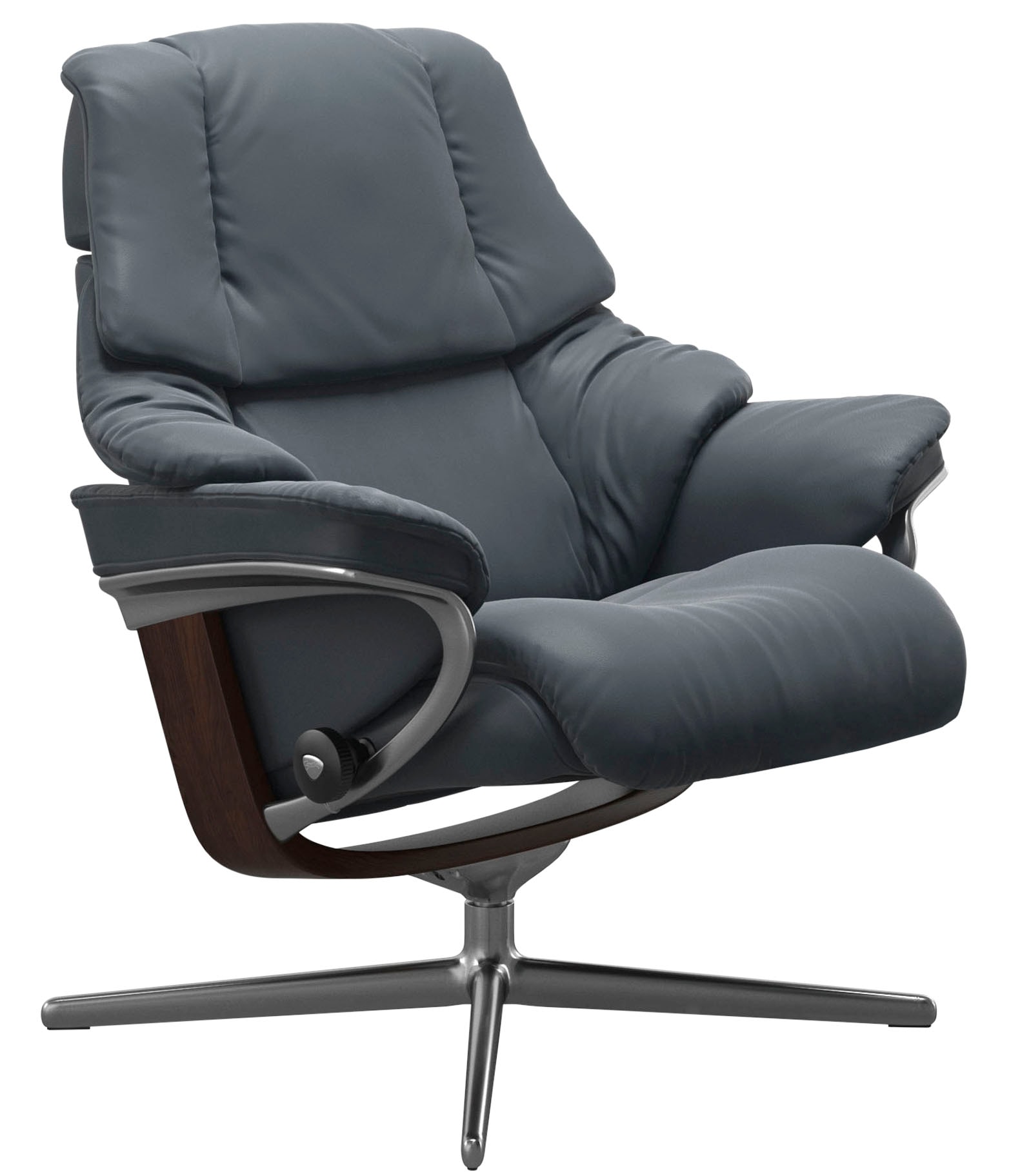 Stressless® Relaxsessel »Reno«, mit Cross Base, Größe S, M & L, Holzakzent Braun