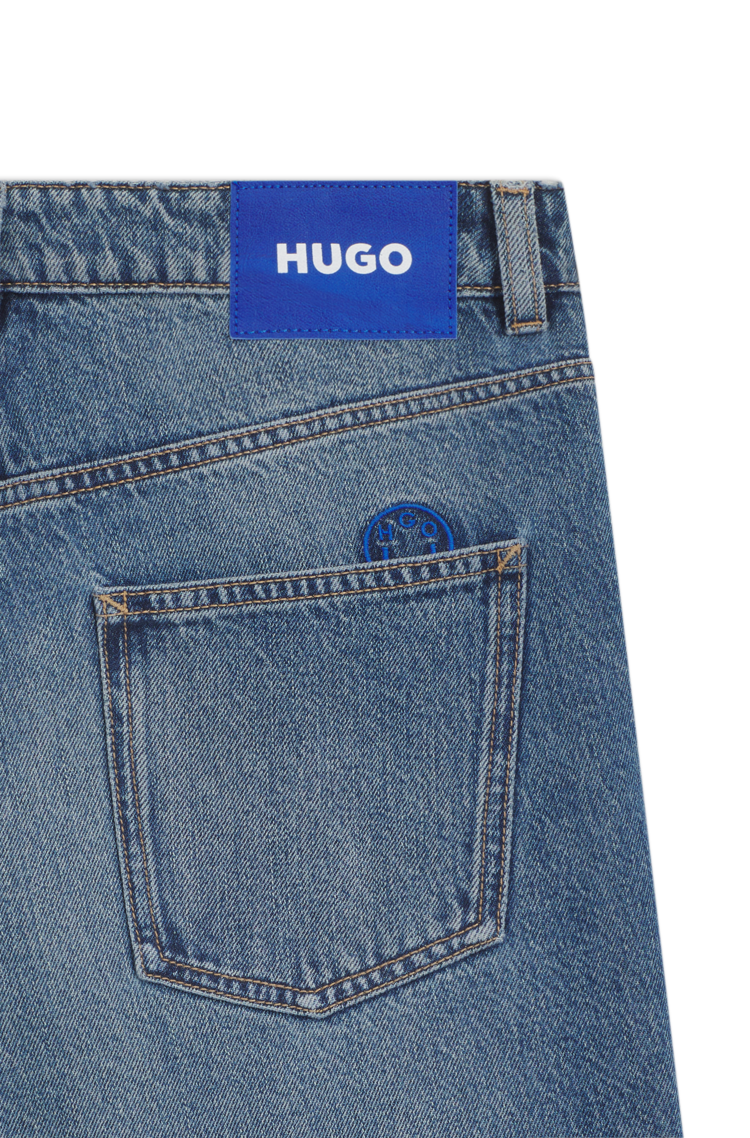 HUGO Blue 5-Pocket-Jeans »Leni«, Loose Fit