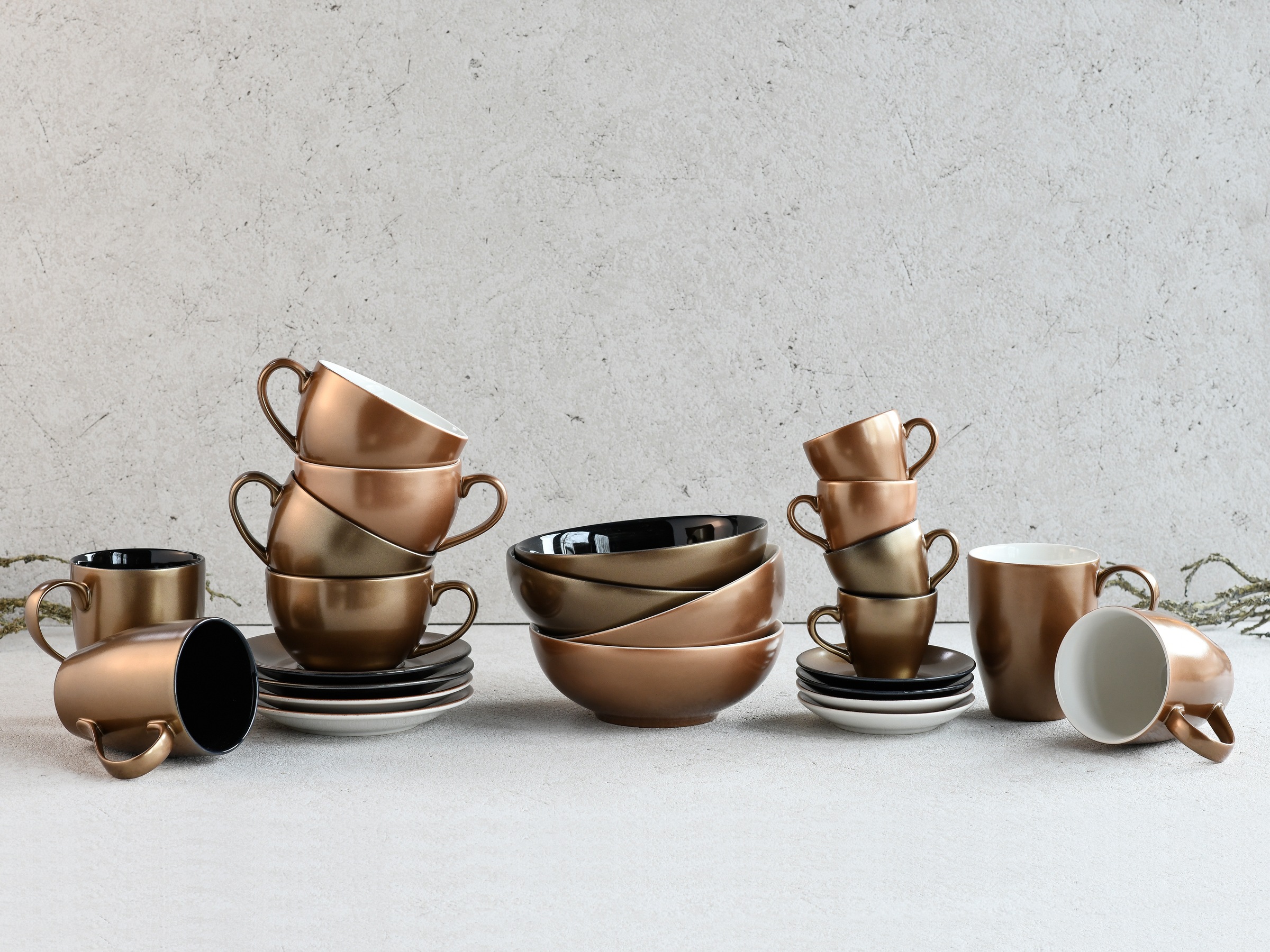 CreaTable Becher »Golden Days« 2-teilig