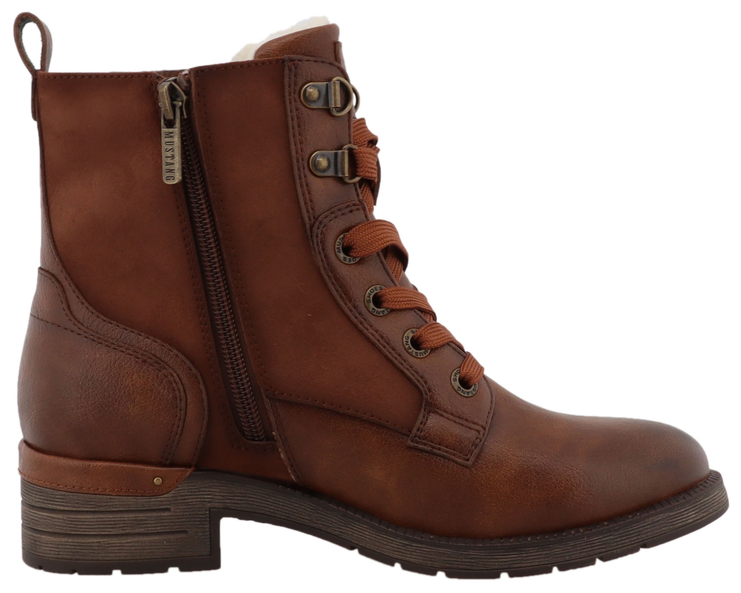 Mustang Shoes Winterstiefelette »Gelja«  Winterstiefelette, Boots mit Innenreißveschluss