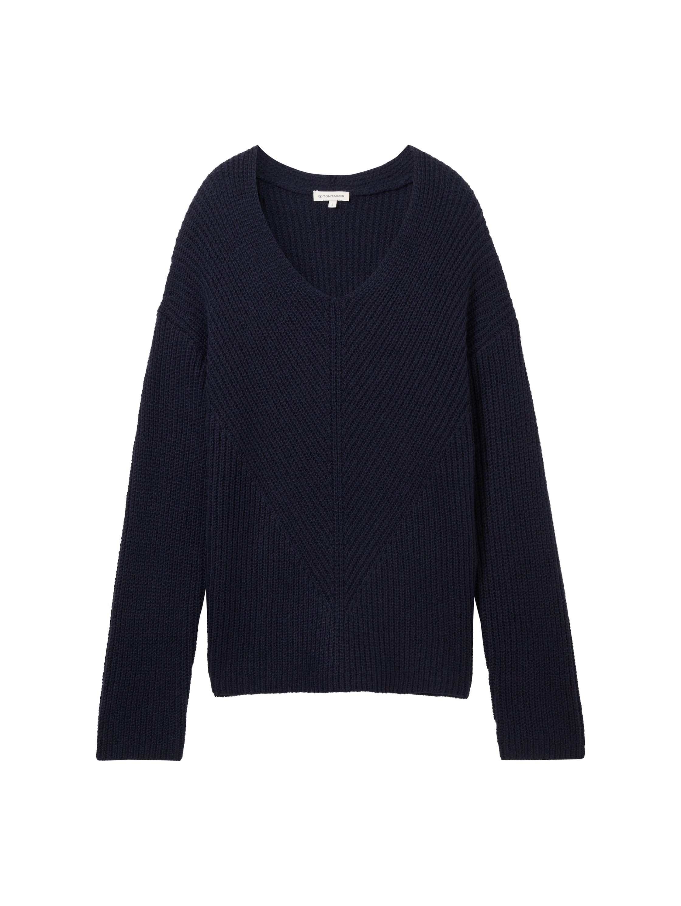 TOM TAILOR Strickpullover, mit V-Ausschnitt