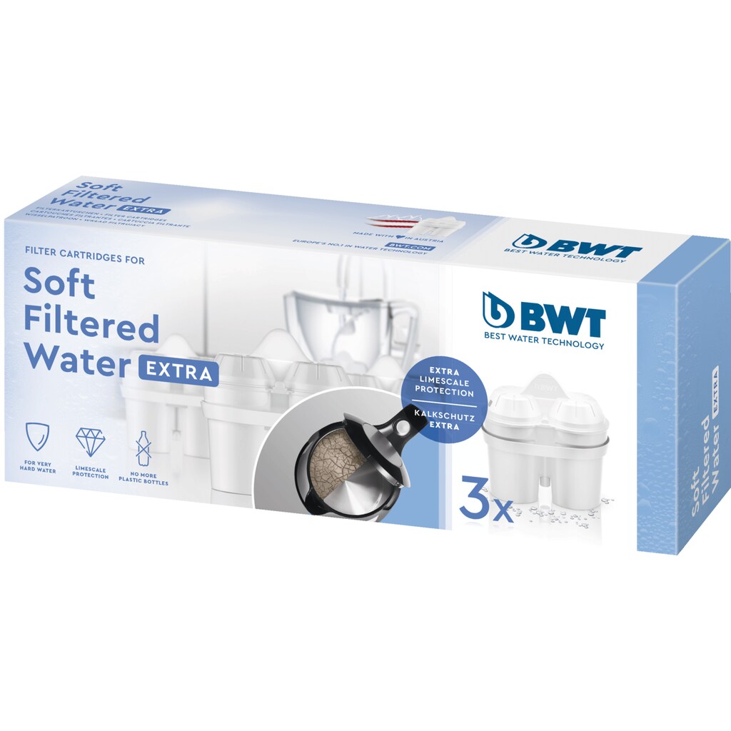 BWT Wasserfilter »Soft Filtered Water Extra«, (Set, 3er Pack)