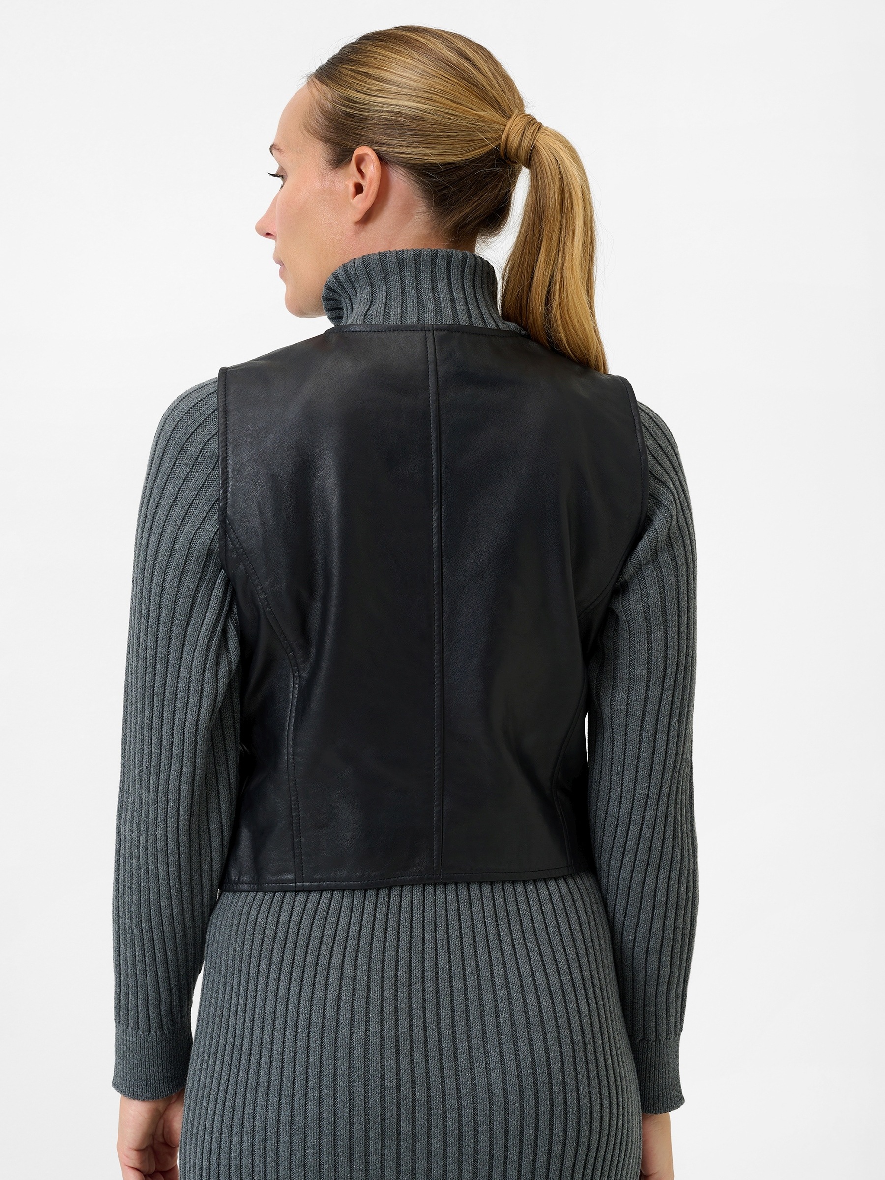 RICANO Lederjacke »Lederjacke Flavia« ohne Kapuze Handgefertigt aus echtem Leder