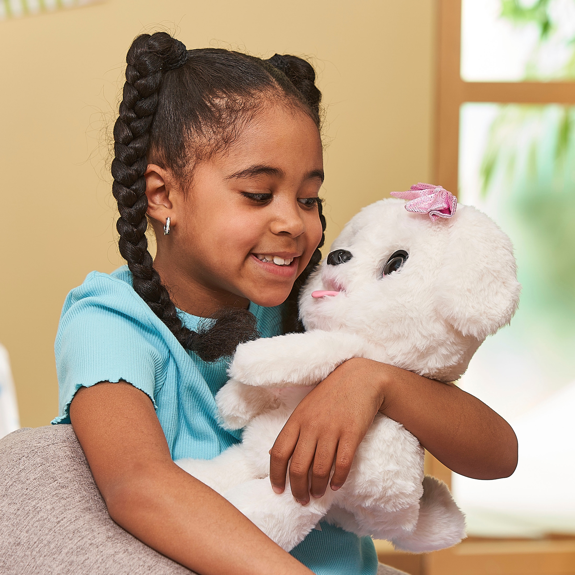 Vtech® Plüschfigur »KidiFriends Schlecki, das Kuschel-Hündchen«, mit Licht- und Soundeffekten