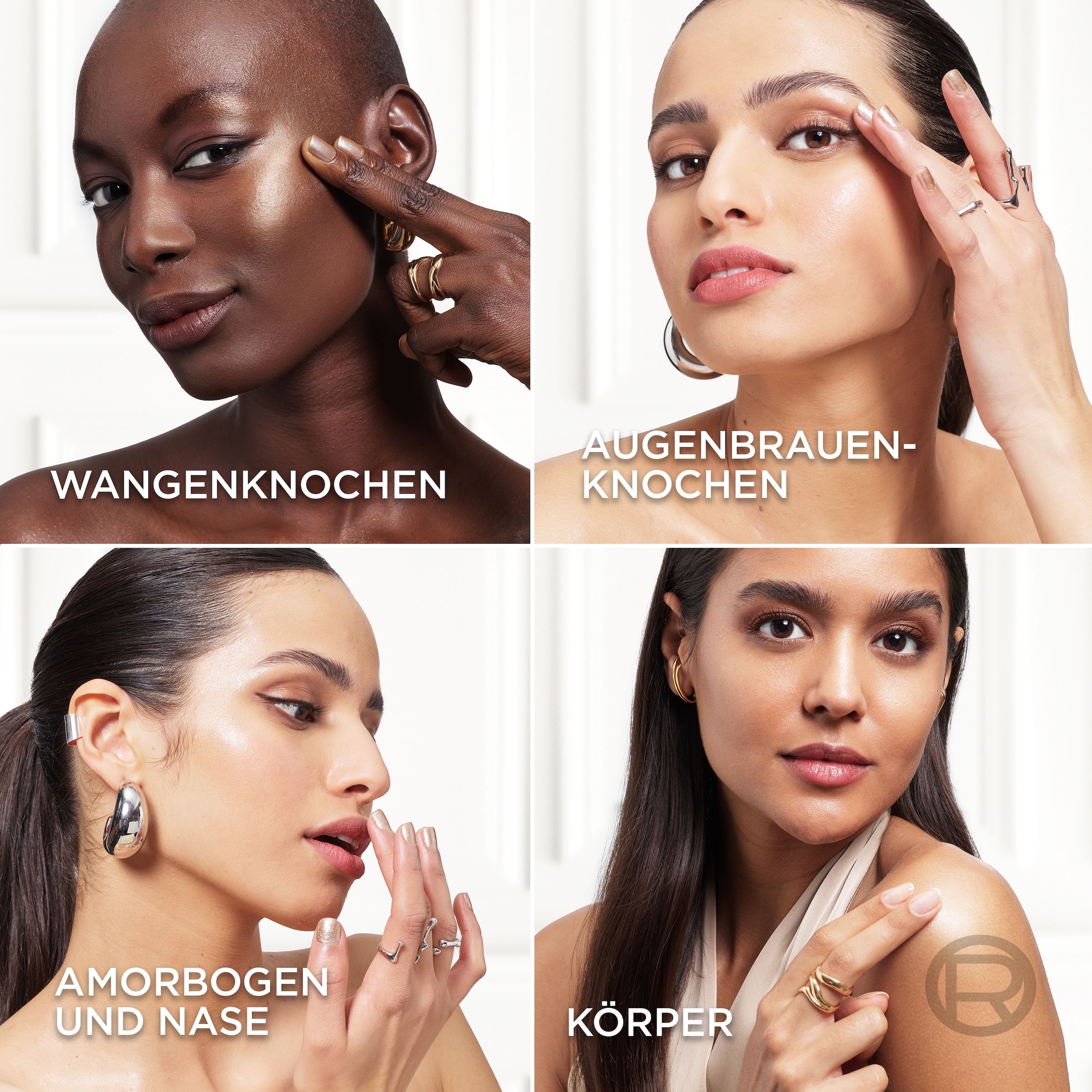 L'ORÉAL PARIS Highlighter »L'Oréal Paris Lumi Le Glass Highlighter Stick«, Reflektierender Wet-Look, hält den ganzen Tag, einfach aufzutragen.