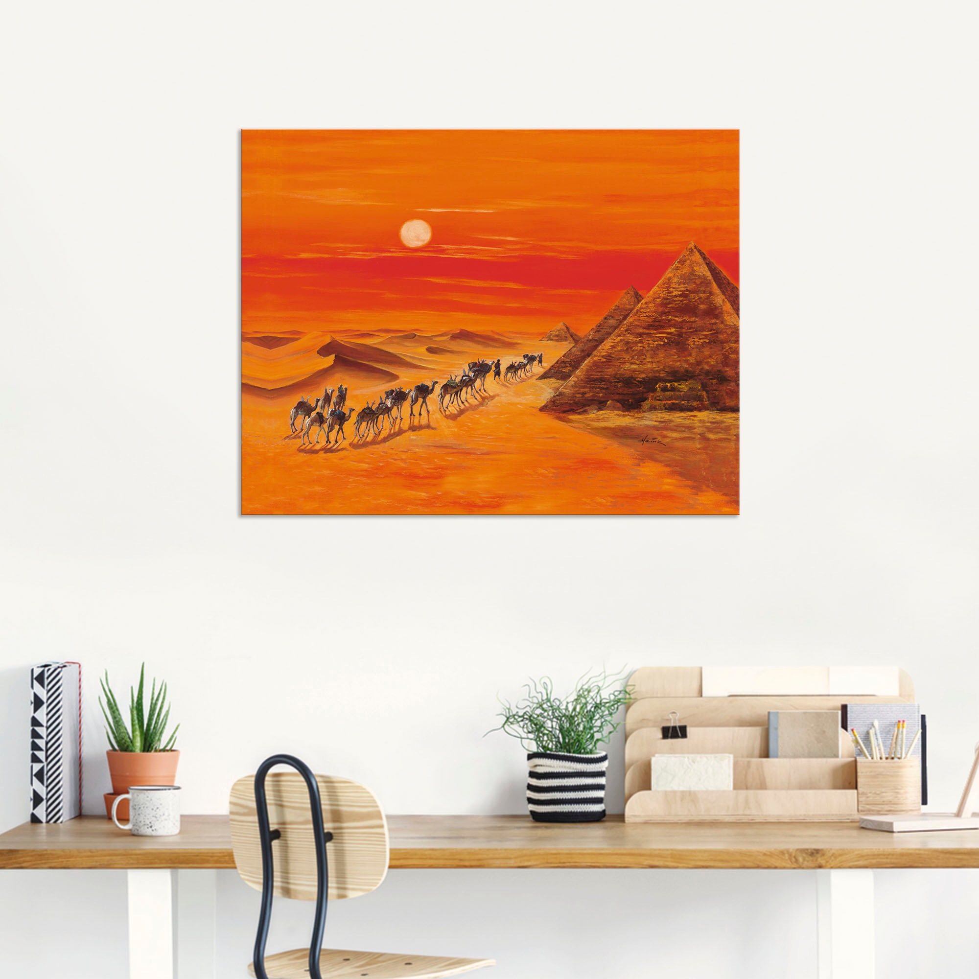 Artland Wandbild »Karawane II«, Afrika, (1 St.), als Alubild, Outdoorbild, Leinwandbild in verschied. Größen