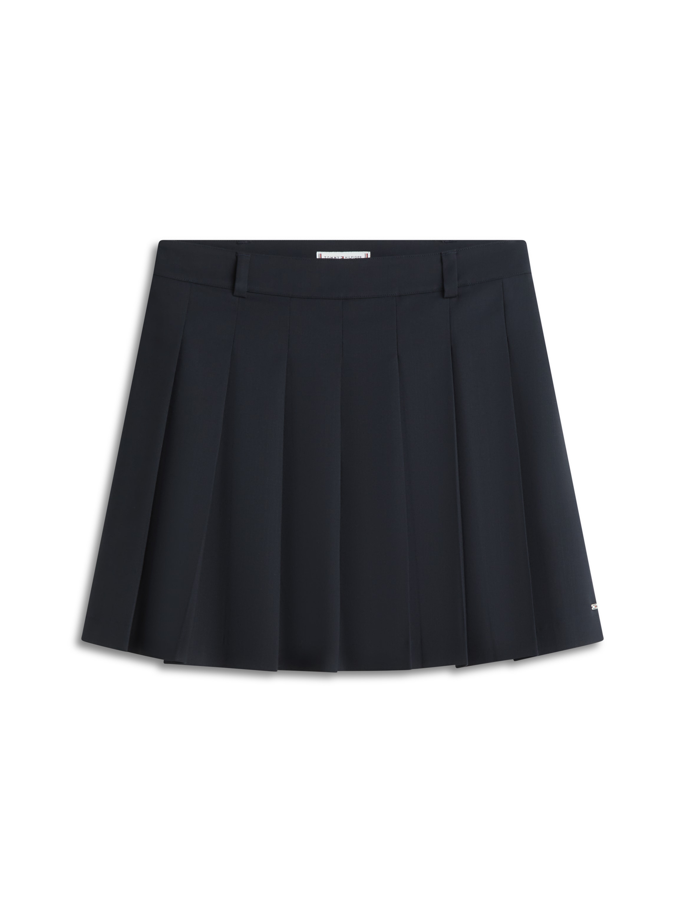 Tommy Hilfiger Plisseerock »TIMELESS WOOL PLEATED MINI SKIRT«