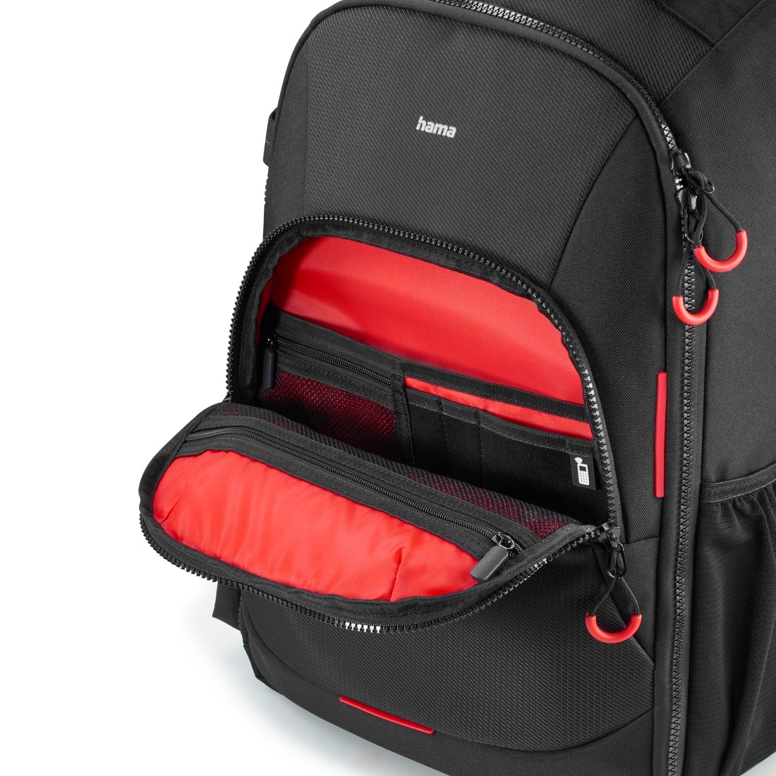 Hama Kameratasche »Kamerarucksack mit Tablet Fach, Stativhalterung, ergonomisch, 12 l«