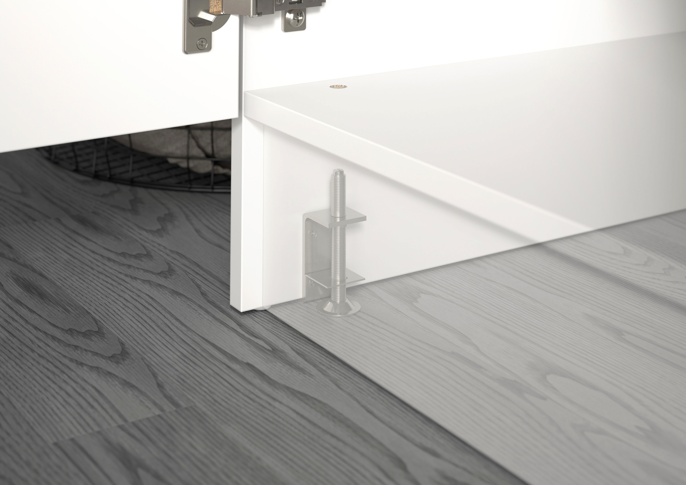 welltime Badmöbel-Set »FALAS, TOPSELLER!, 3-teilig, Hauswirtschaftsraum Set, Breite 176 cm« Set, 1x Wäscheschrank, 1x Waschmaschinenumbauschrank, 1x Mehrzweckschrank, 3 Stk. tlg.