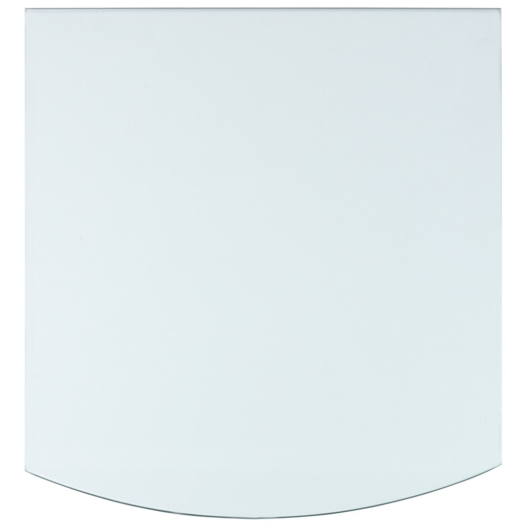 Heathus Bodenschutzplatte, Segmentbogen, 80 x 100 cm, transparent, zum Funkenschutz