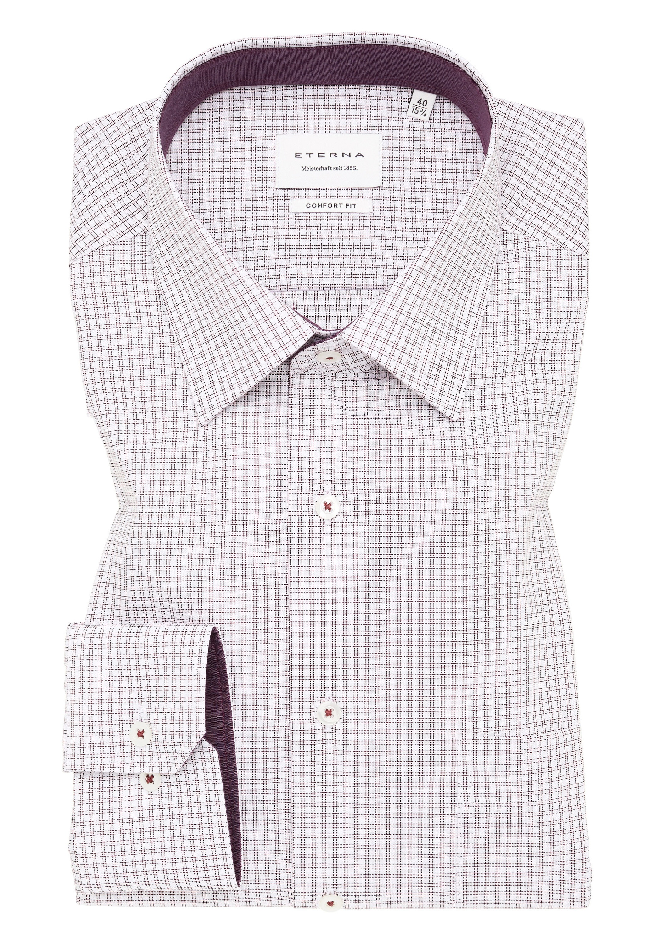 Eterna Langarmhemd »COMFORT FIT«, NON IRON (bügelfrei)