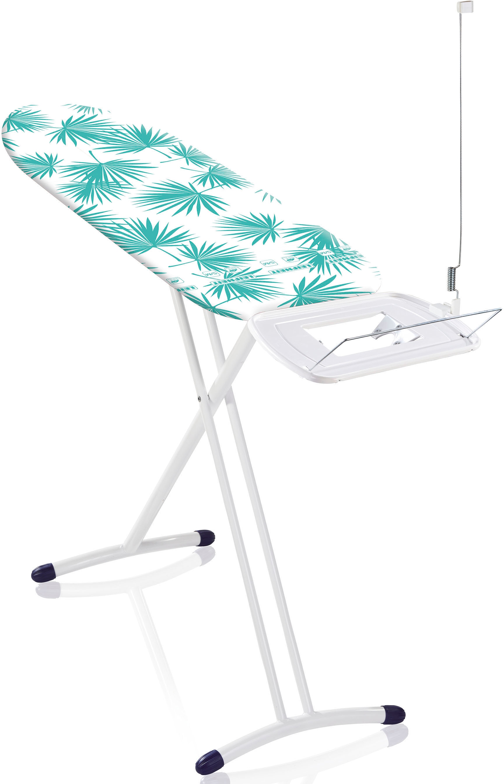 Leifheit Bügelbrett »AirBoard Expr.M Sol.Palm Leaf« Bügelfläche 38 cmx120 cm Made in Europe in weiß