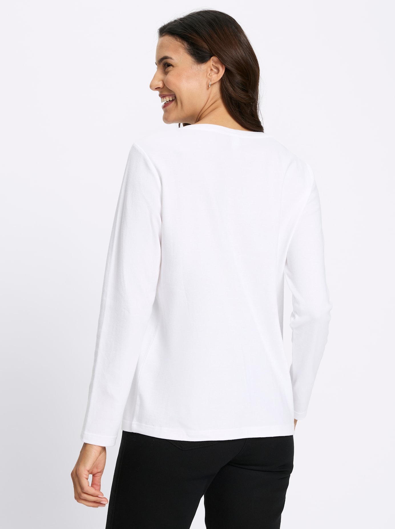 Inspirationen Langarmshirt »Rundhals-Shirt« 1