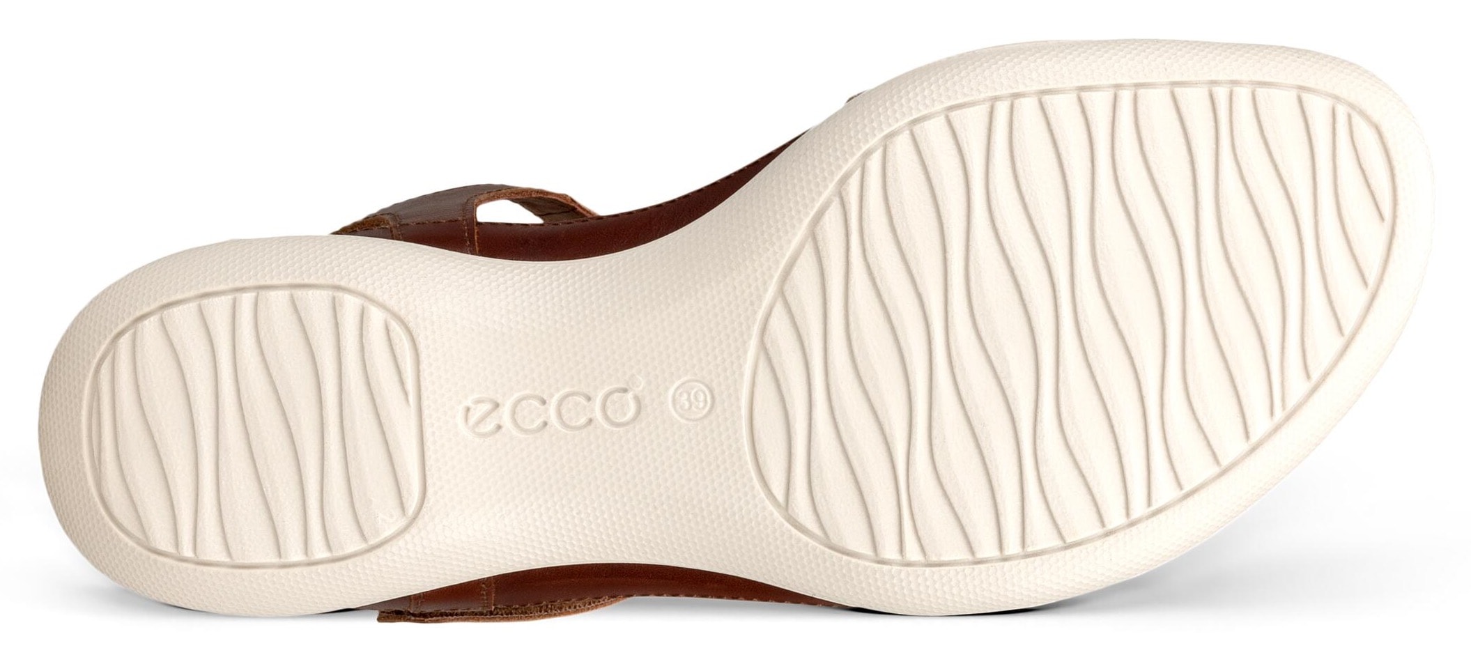 Ecco Riemchensandale »FLASH«, Sommerschuh, Sandalette, Klettschuh, im Metallic-Look