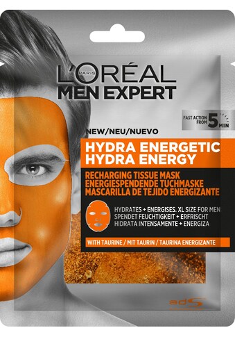 L'ORÉAL PARIS MEN EXPERT Tuchmaske »Hydra Energy«, spendet Energie & Feuchtigkeit kaufen
