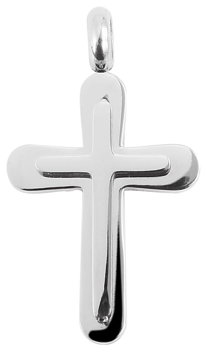 Adelia´s Kreuzanhänger »Unisex Anhänger ¿ Kreuz Kreuzanhänger aus Edelstahl«