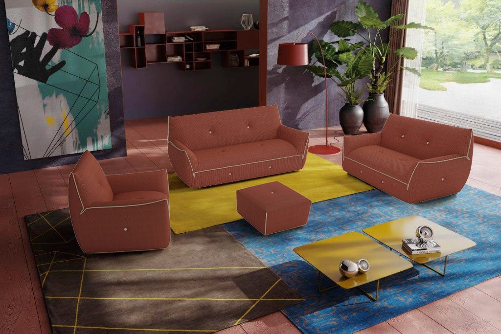 Egoitaliano Sessel »Yuki, extravagantes Design und höchster Sitzkomfort, tolle Details« mit bioelasatische MIcrofaser BOUNCE bezogen