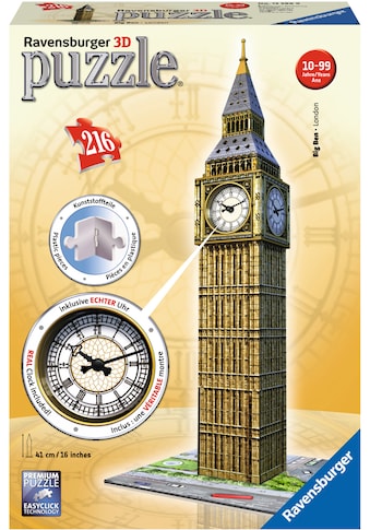 Ravensburger 3D-Puzzle »Big Ben mit Uhr«, Made in Europe, FSC® - schützt Wald - weltweit kaufen
