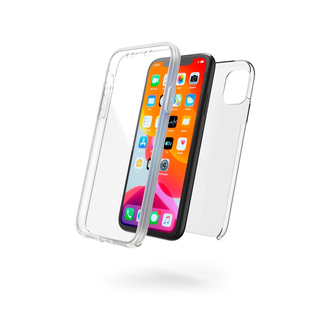 Cover, Hülle, Schutzhülle für Apple iPhone 11, 2-teilig...