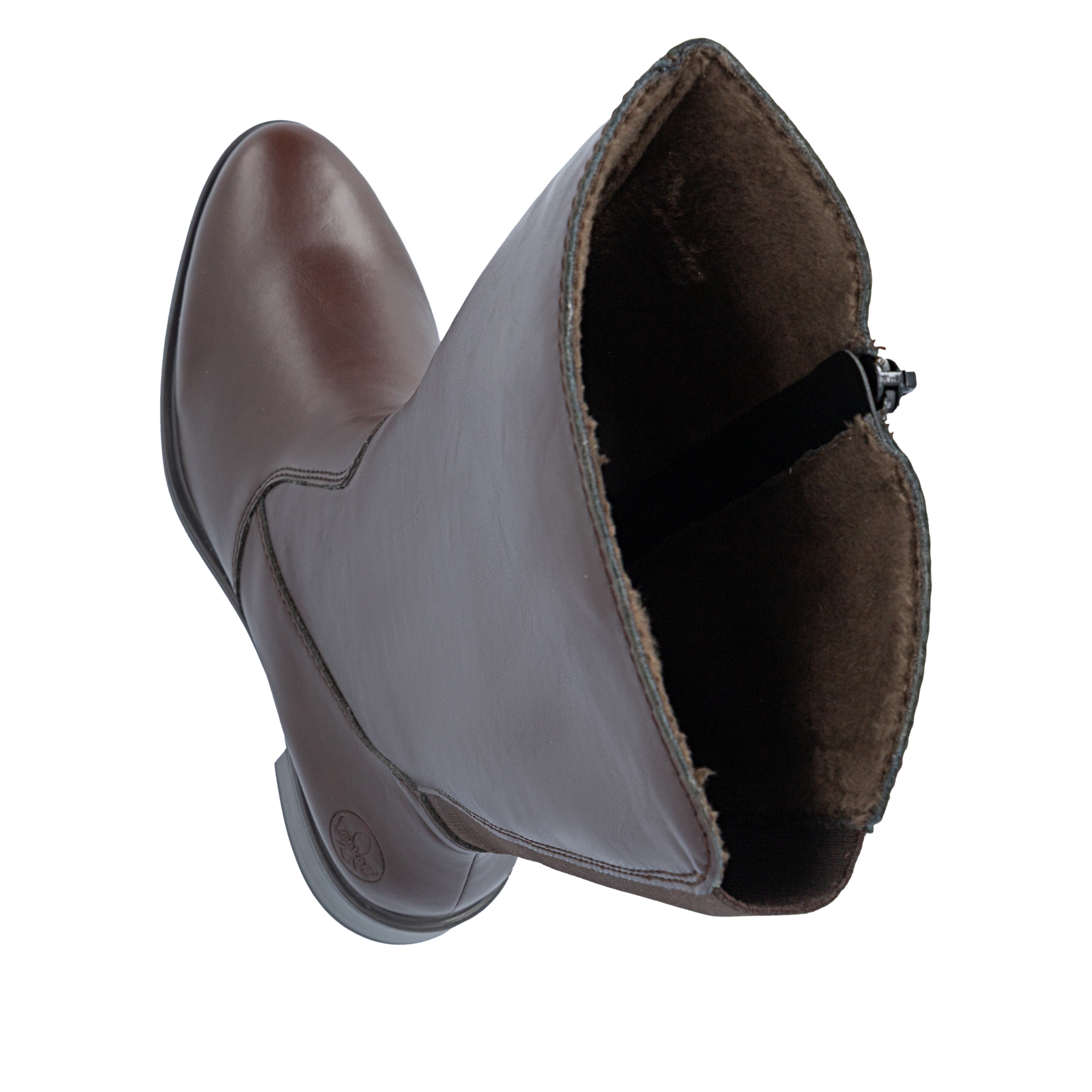 Rieker Stiefel  Klassik-Stiefel, Blockabsatz, mit Stretcheinsatz hinten