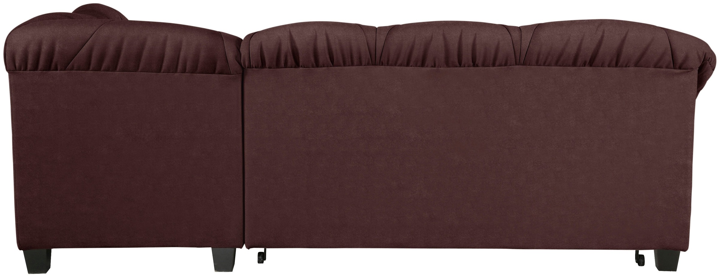 Home affaire Ecksofa »Camelita, Landhaus Sofa, 2 Varianten: Recamiere- oder Ottomane, L-Form«, wahlweise mit Bettfunktion