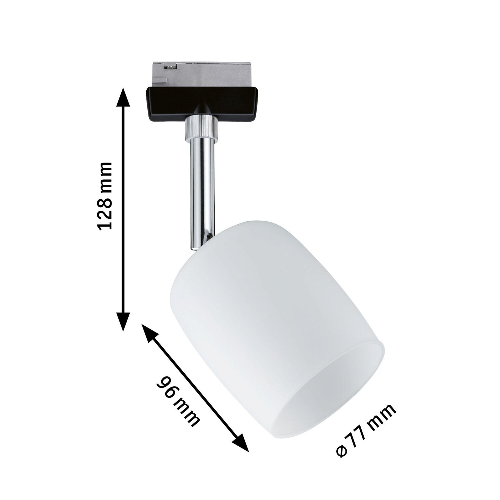 Paulmann Schienensystem-Leuchten »URail Schienenspot Blossom Einzelspot G9 max. 10W 230V«