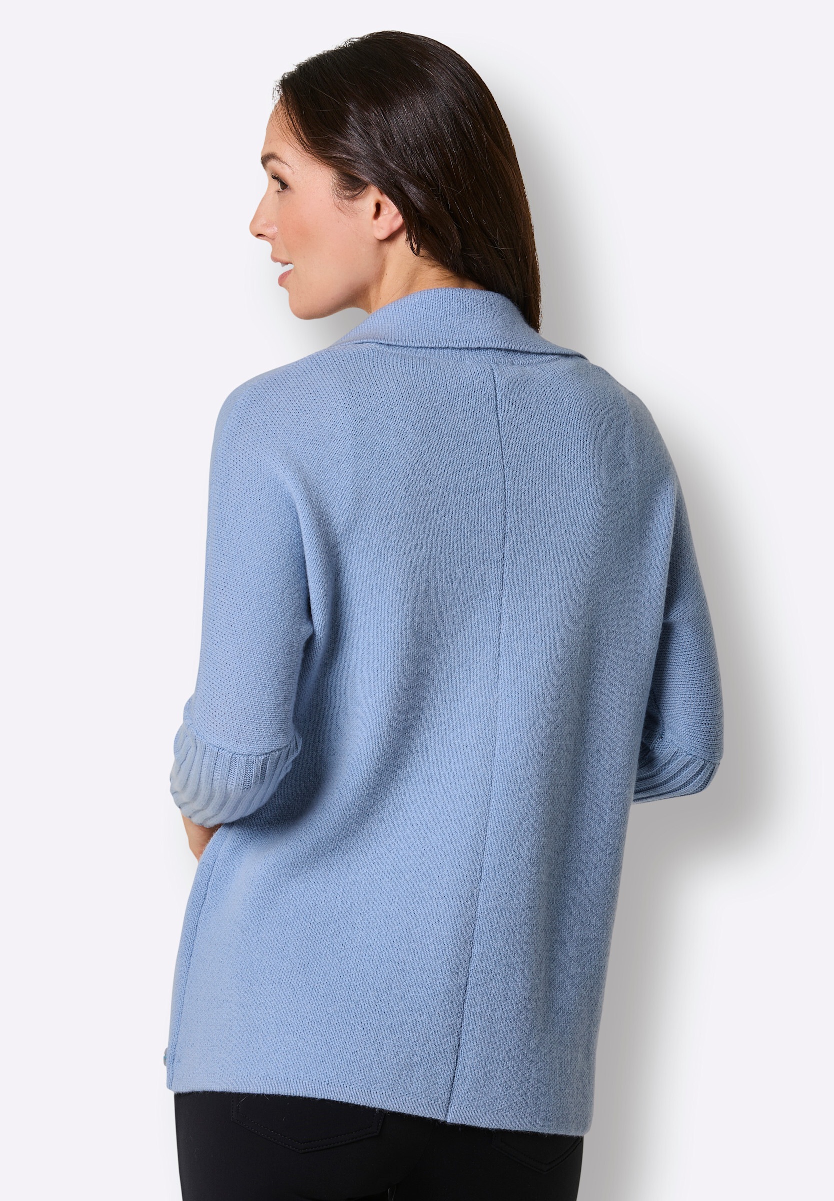 creation L Strickjacke »Merino-Kaschmir-Strickjacke Kaschmir-Strickjacke«