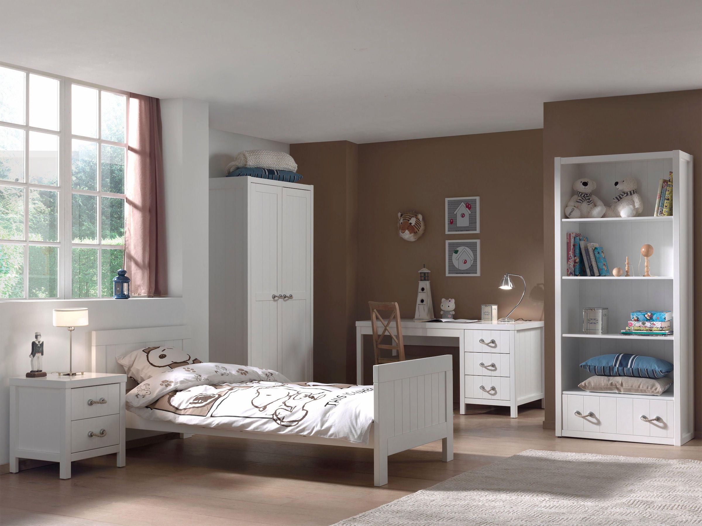 Vipack Kleiderschrank »Lewis«, (Made in Europe), in 2 Breiten, MDF-Oberfläche