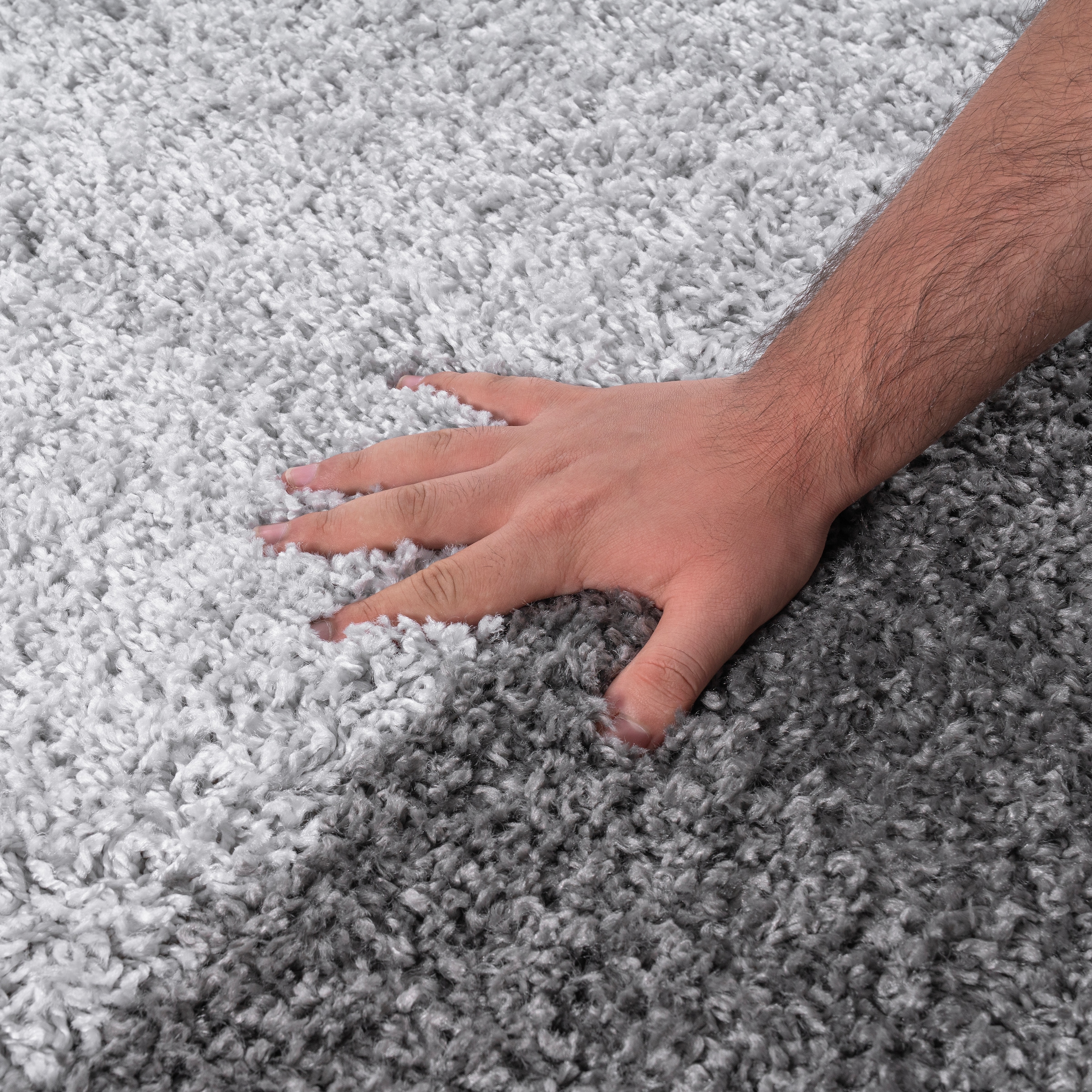 OTTO home Hochflor-Teppich »Liams« rechteckig 30 mm Höhe mit Bordüre, besonders weich und kuschelig, Wohnzimmer, Schlafzimmer