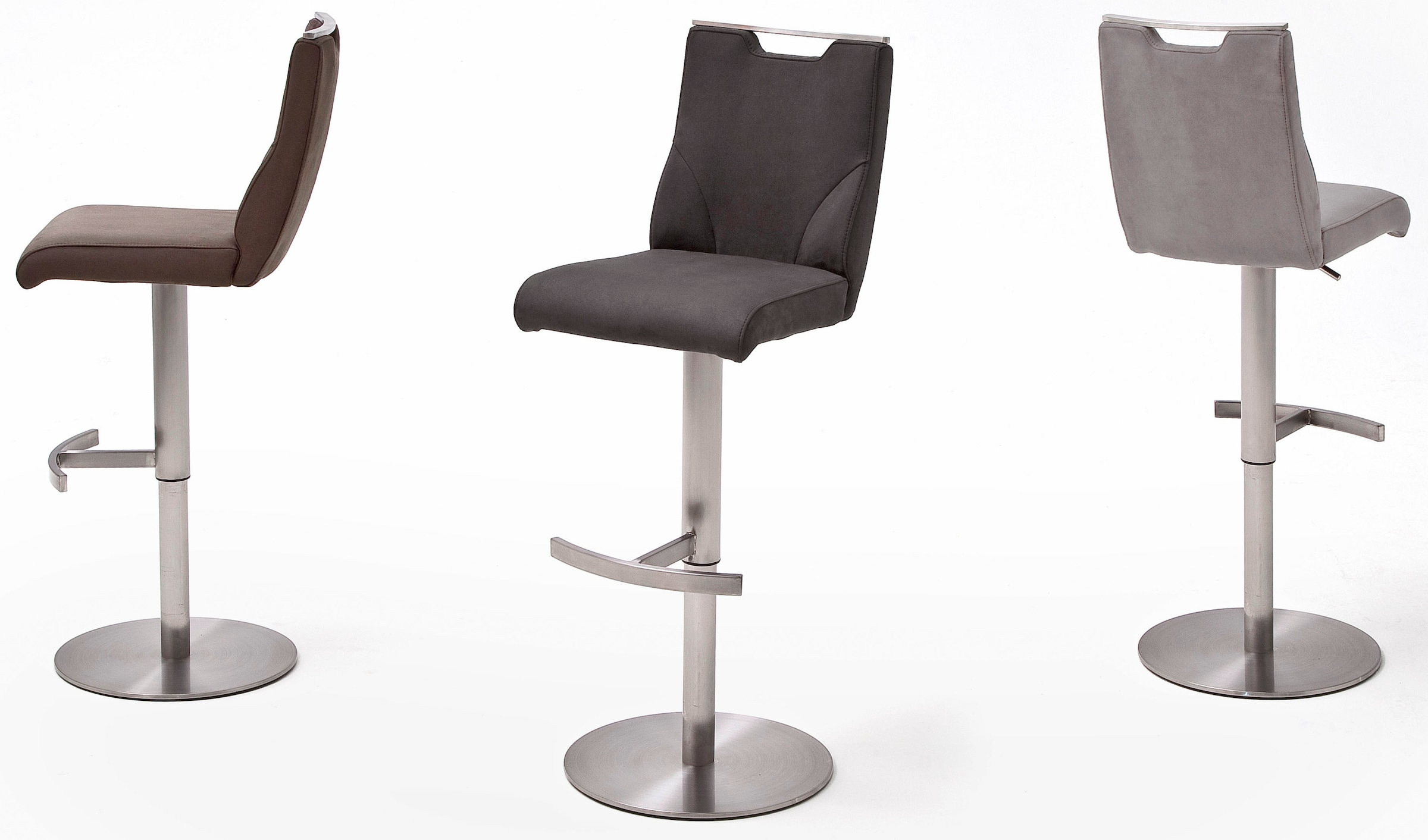 MCA furniture Bistrostuhl »GIULIA Barstuhl Tresenstuhl Tresenhocker«, Barhocker,Bistrohocker,Barstuhl,drehbar,Sitzhöhe 53-78cm,mit Lehne